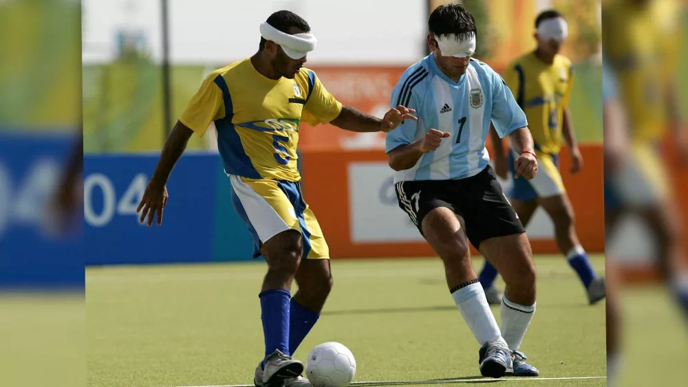 Blind soccer explained: What are the rules and why are some players allowed to see?