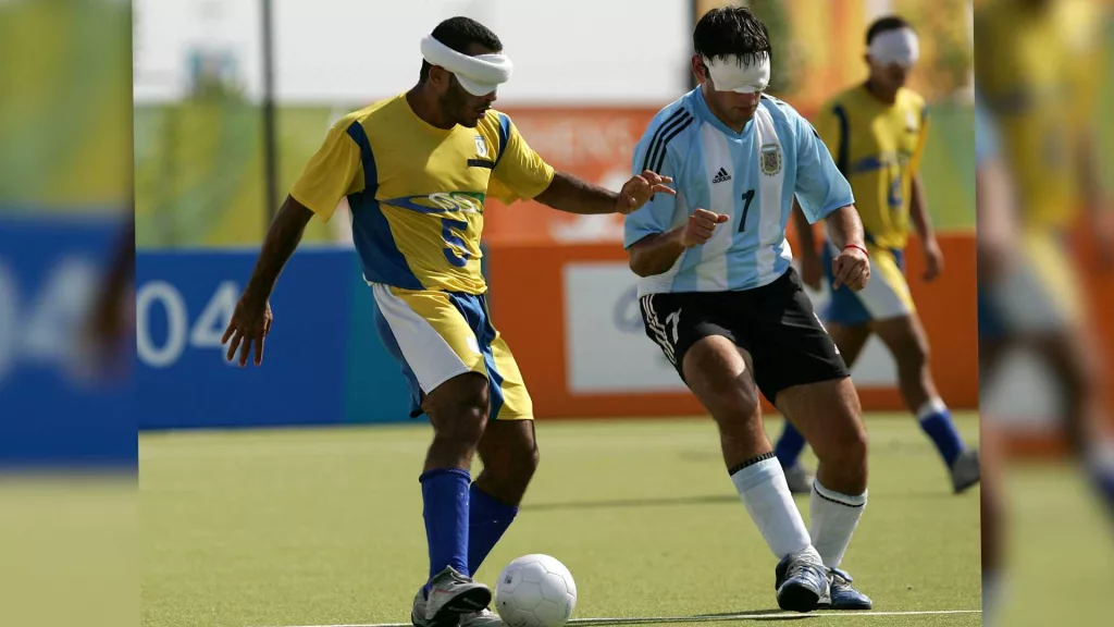 Blind soccer explained: What are the rules and why are some players allowed to see?
