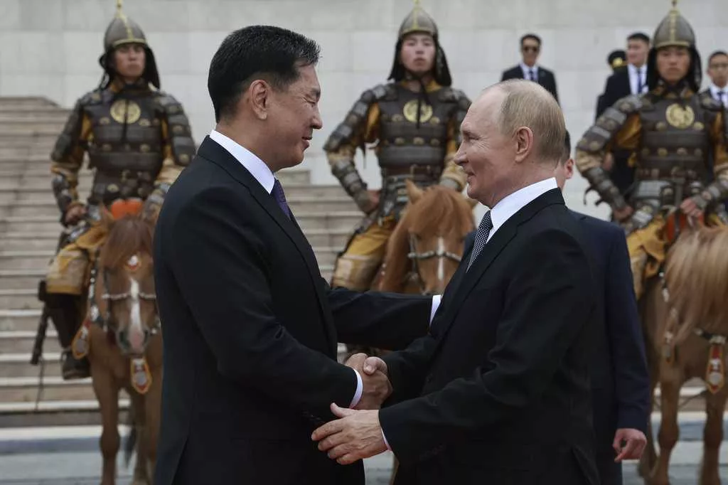 Mongolia ignores an international warrant for Putin's arrest, giving him a red-carpet welcome