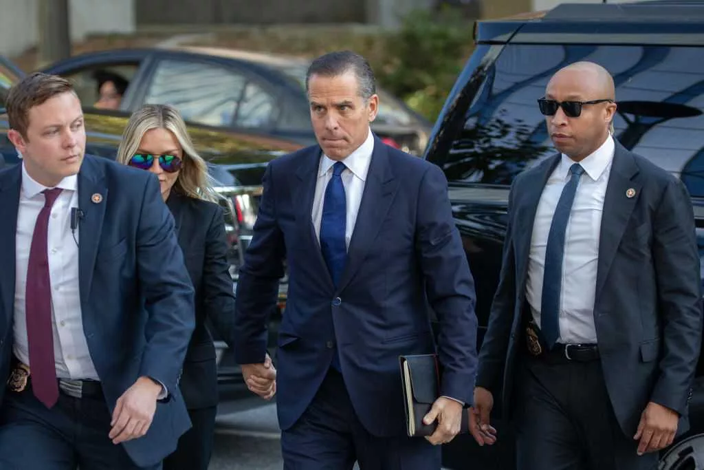 Hunter Biden arrives at LA court for tax trial months after his gun conviction