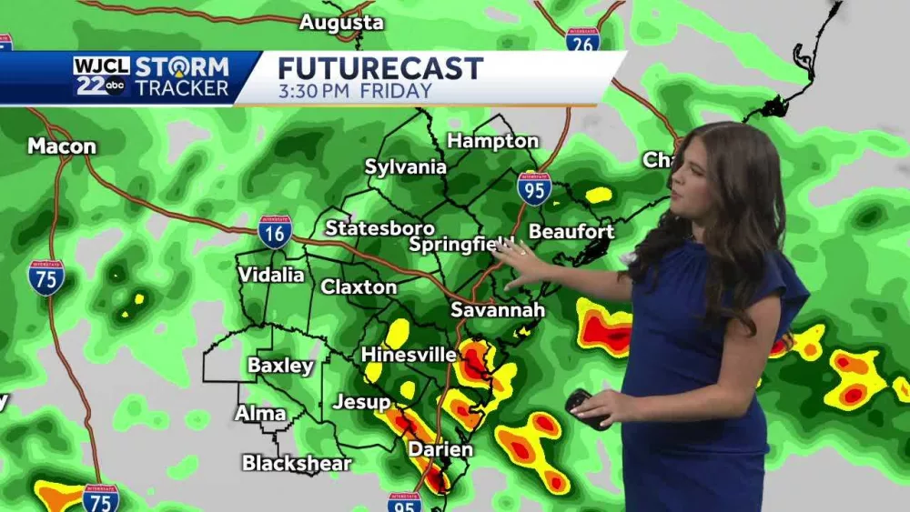 Wet end to the work week with widespread rain and heavy downpours