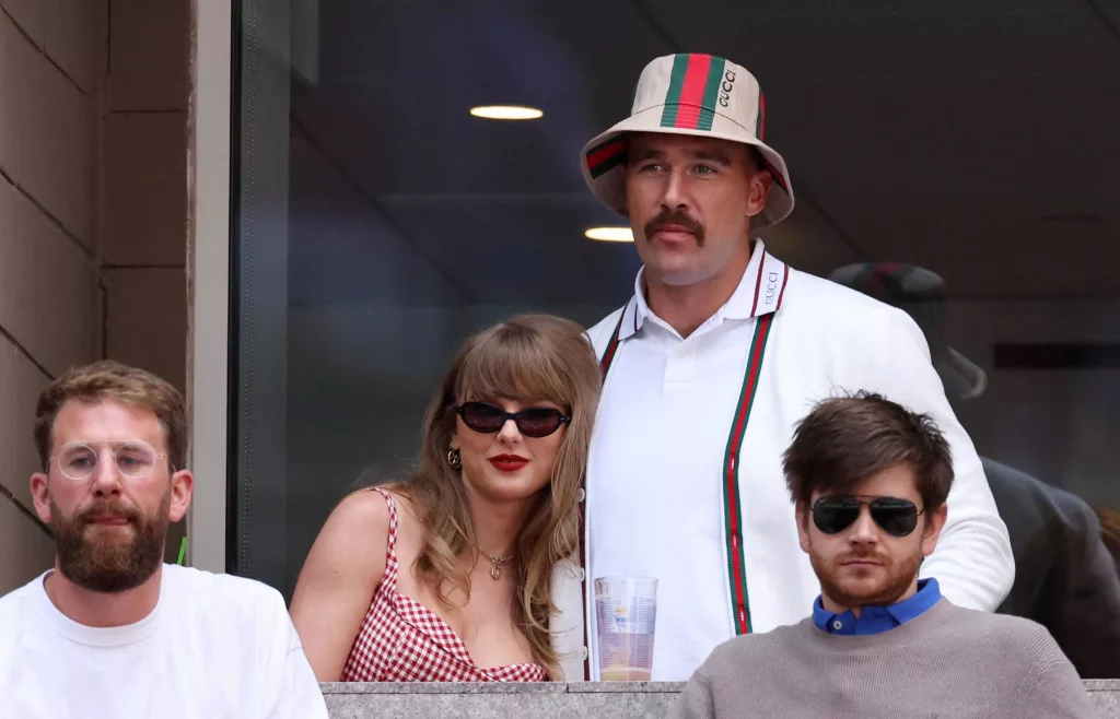 Taylor Swift and Travis Kelce serve couple goals at the US Open final