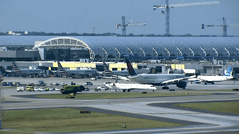 Officials: Delta plane clips tail off smaller plane at Georgia airport