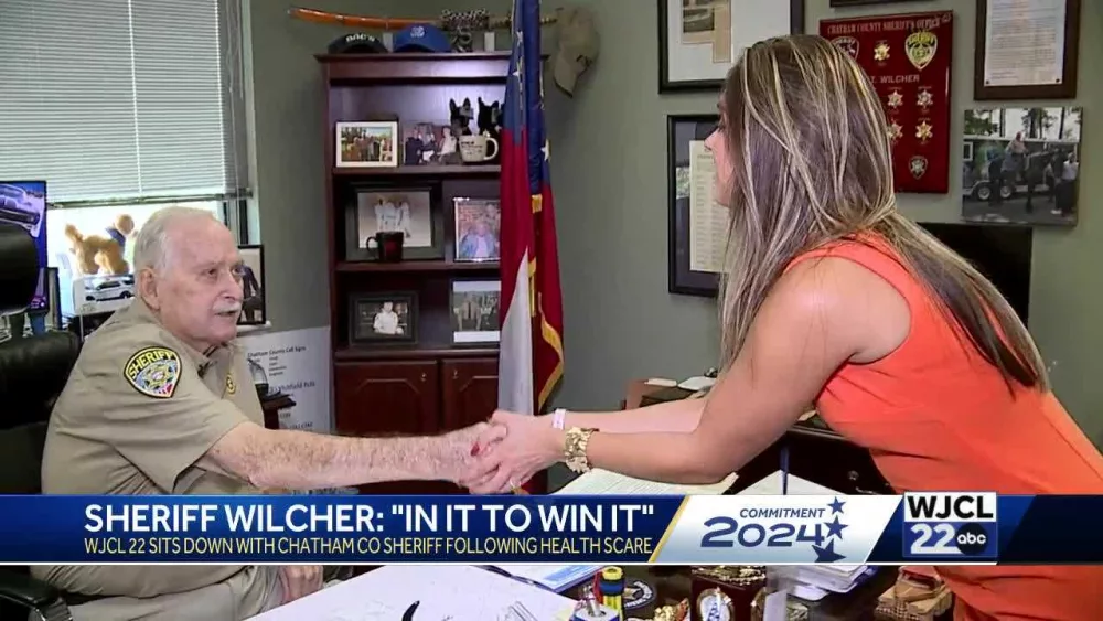 'I'm ready to go': Sheriff Wilcher returns to work after hospitalization