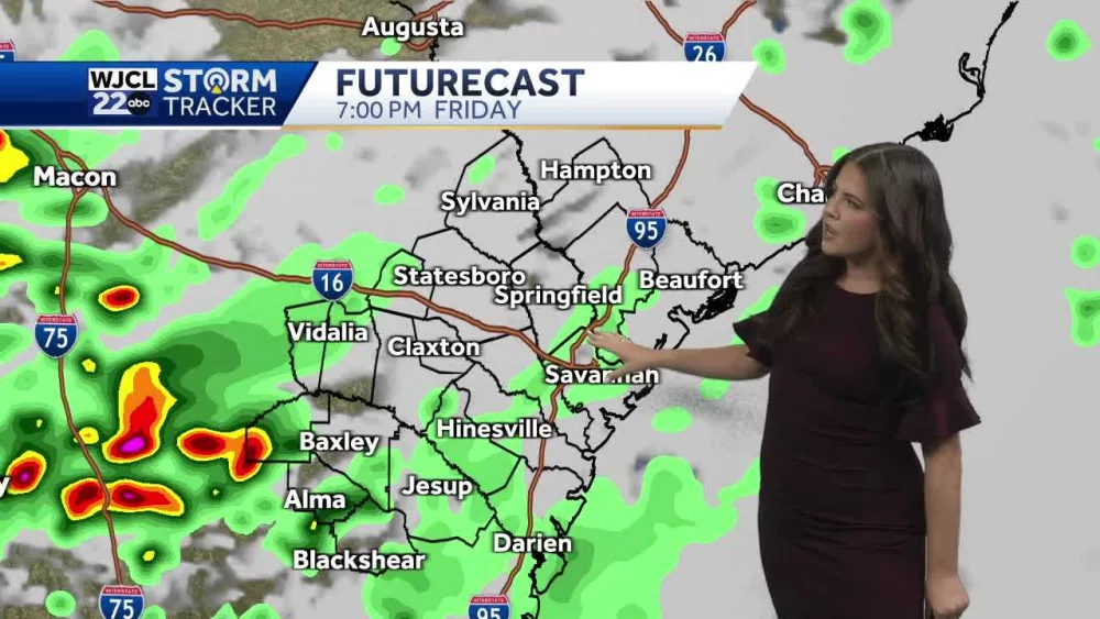 Showers roll in for the weekend with heavy rain in the forecast