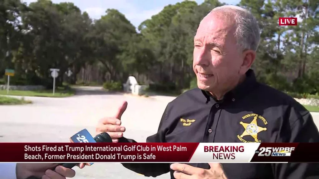 Video: Sheriff addresses arrest of suspect in 'apparent assassination attempt' at Trump golf course