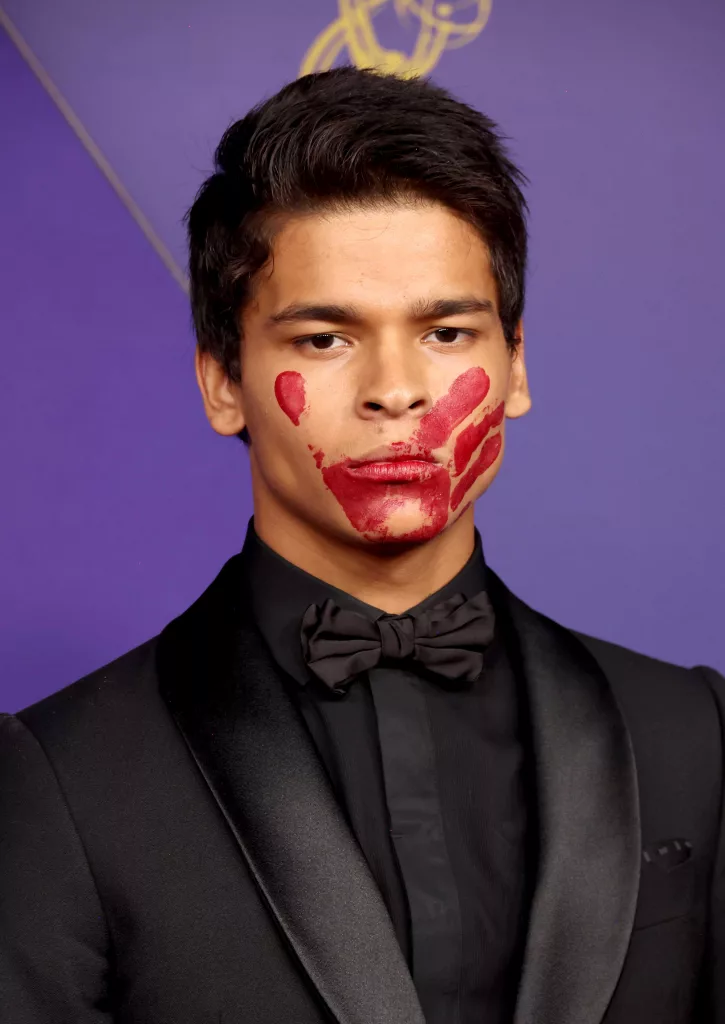 The meaning behind D’Pharaoh Woon-A-Tai’s red handprint at the Emmys