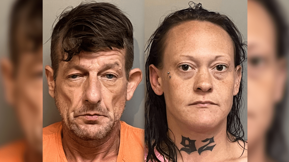 Deputies in South Carolina arrest pair for meth use, stolen goods in sheriff's office parking lot