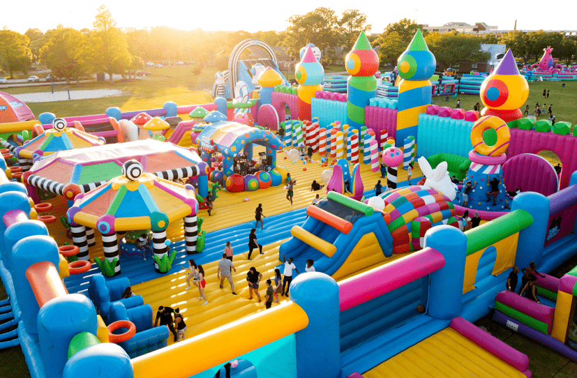 The world’s largest bounce house stopping in Savannah