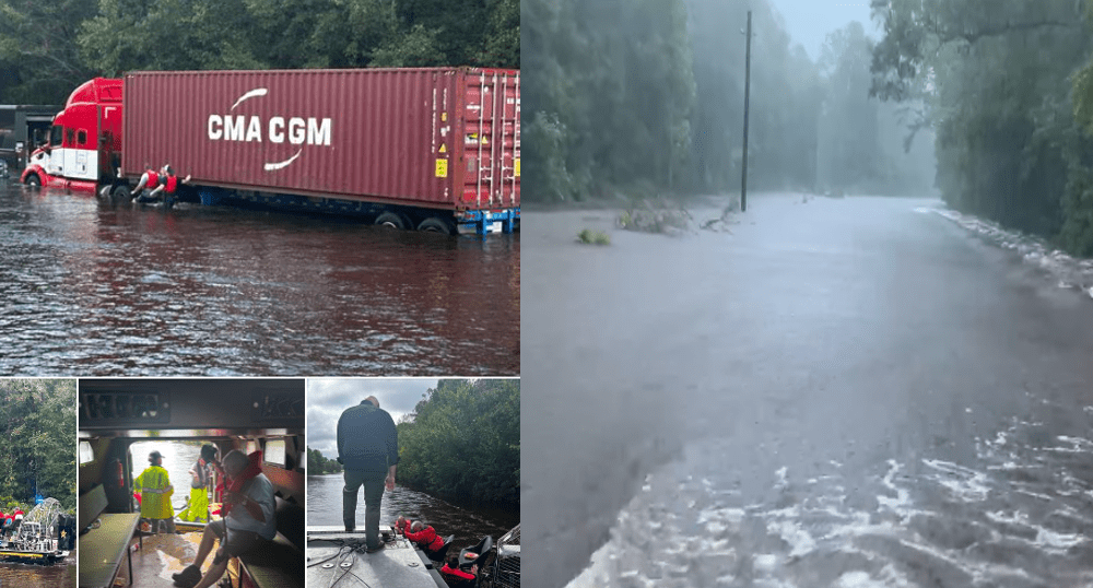 Historic 1,000-year flooding hits North Carolina, NWS reports