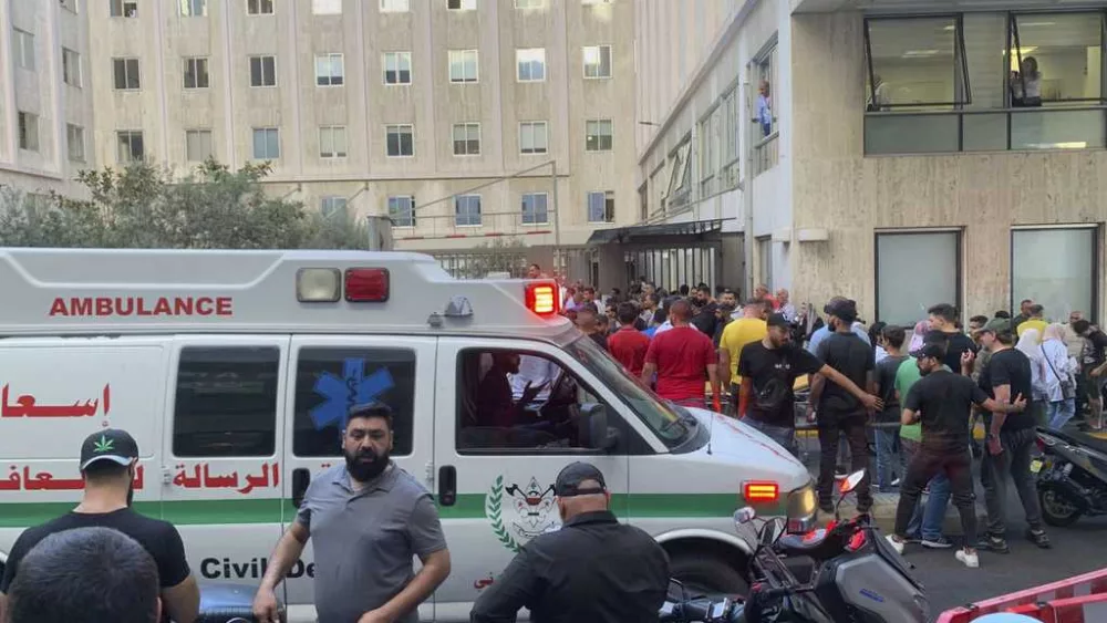 Explosions witnessed at Beirut funeral for Hezbollah members and a child killed in pager attack