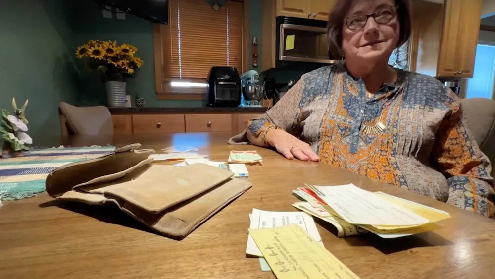Woman's wallet found after 47 years, unlocking memories