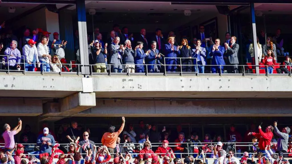Donald Trump going to Georgia vs. Alabama game in Tuscaloosa