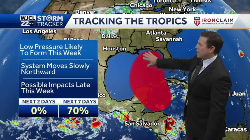 Tropical system to development in the Gulf of Mexico this week