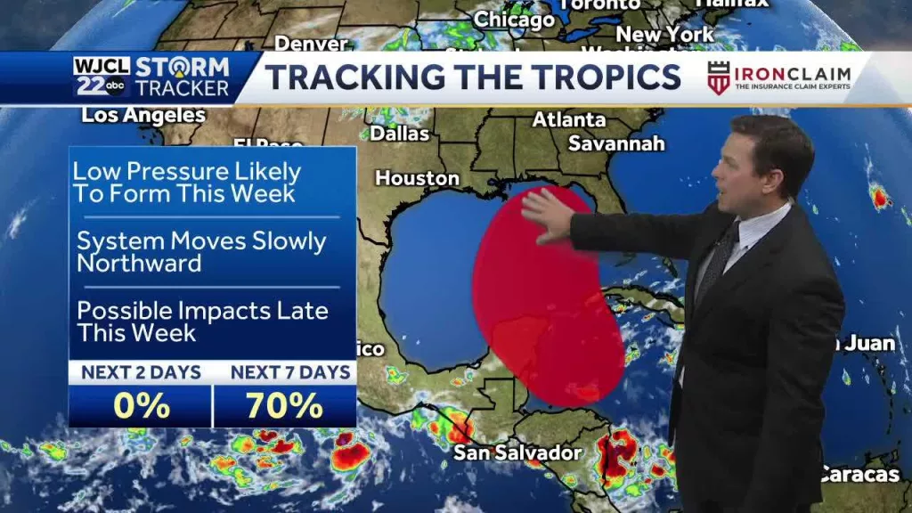 Tropical system to development in the Gulf of Mexico this week