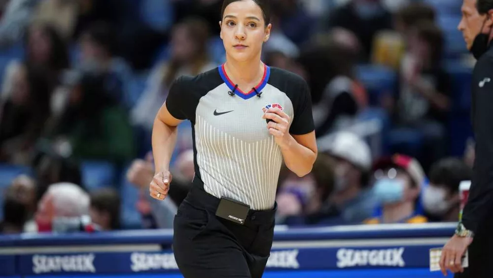 First Mexican-born woman to referee an NBA game continues to inspire