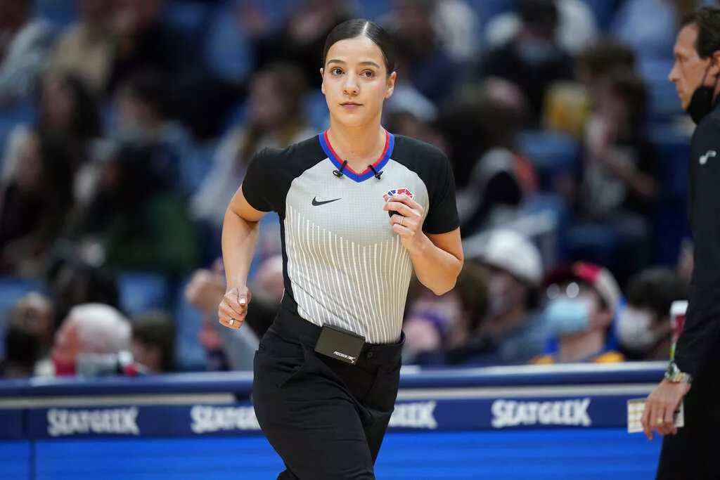 First Mexican-born woman to referee an NBA game continues to inspire