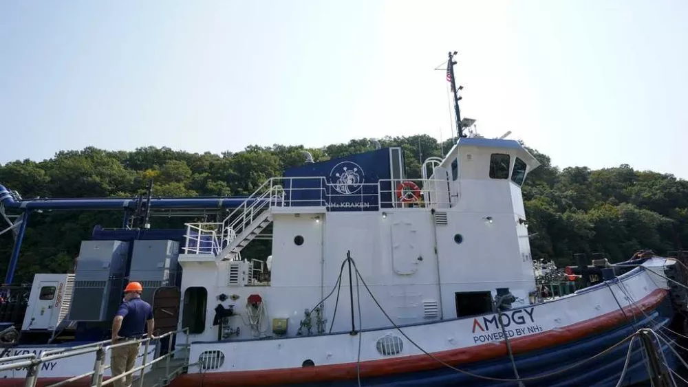 Tugboat powered by ammonia sails for first time