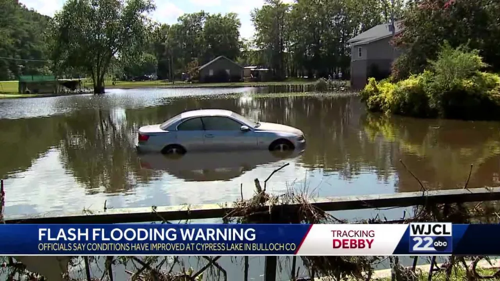 Federal disaster aid approved for Georgia following Tropical Storm Debby