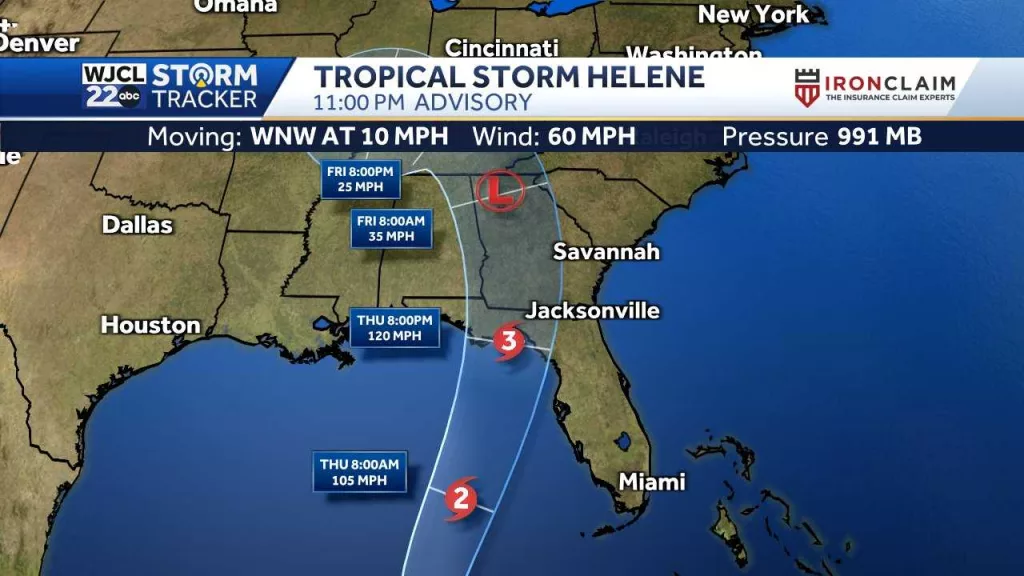 Tracking Helene: Spaghetti models, timing and more