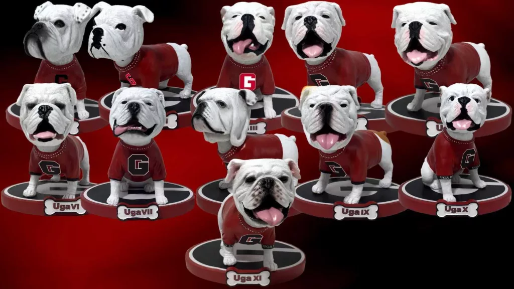 Bobblehead series celebrates UGA Bulldog mascots from Savannah