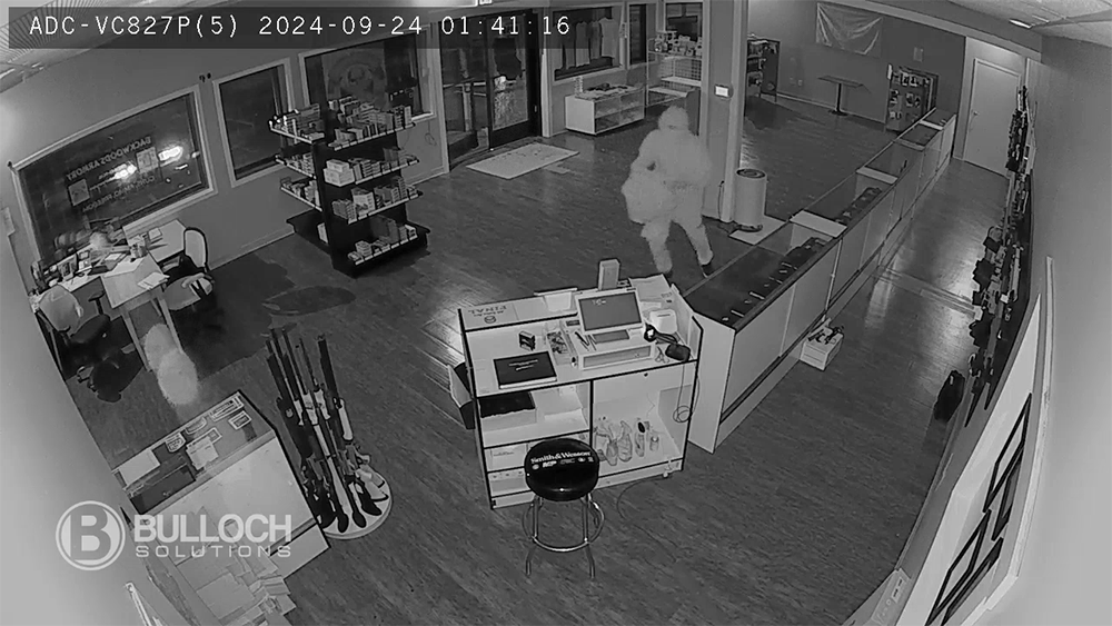 Gun Shop Theft: Reward of up to $10,000 offered to find man who stole 12 firearms in Bulloch County