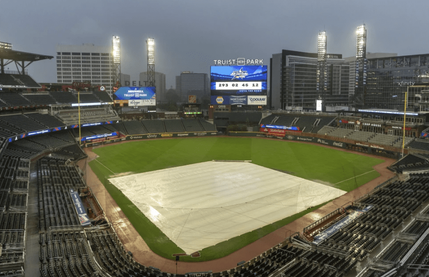 Mets and Braves to play doubleheader on Monday after forecast washes out rest of pivotal series