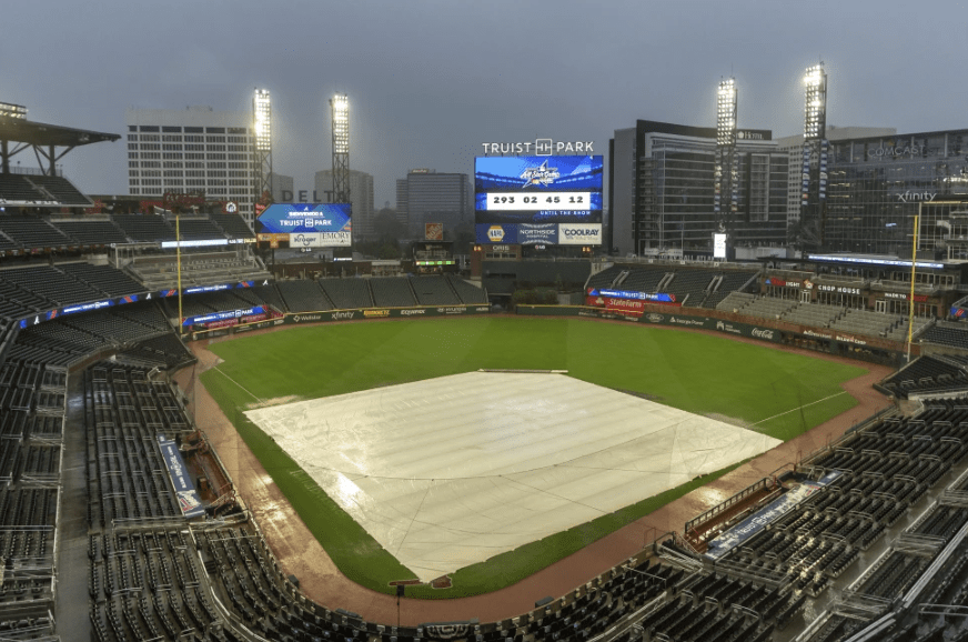 Mets and Braves to play doubleheader on Monday after forecast washes out rest of pivotal series