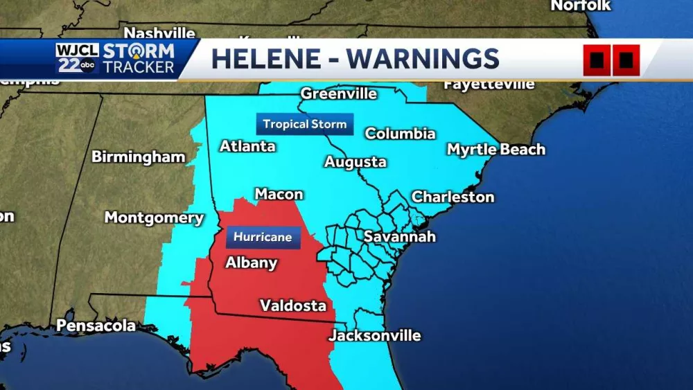 Helene impacts set to hit Coastal Georgia, Lowcountry