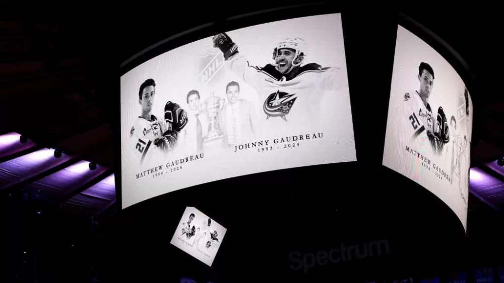 Blue Jackets honor Johnny Gaudreau before their first home game since his death