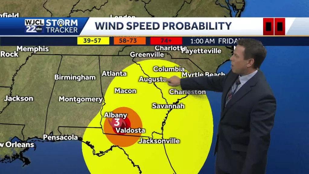 Helene forecast to reach Category 3 strength before landfall; tornadoes, power outages possible