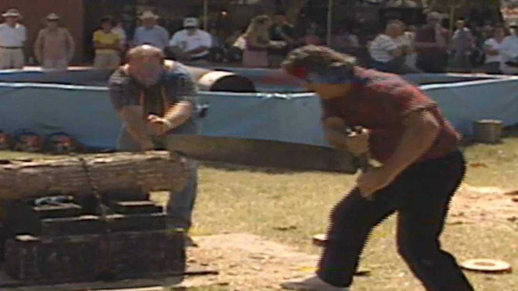 Do you have what it takes to be a lumberjack? Watch this video from 2004 to find out