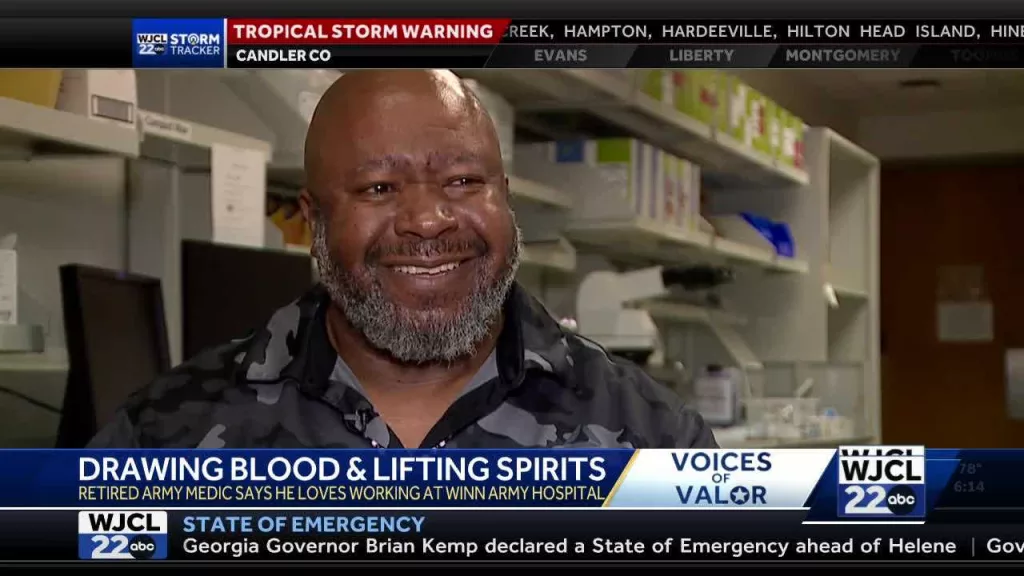 Retired Medic William Sykes Brings Comfort and Care to Soldiers at Winn Army Community Hospital