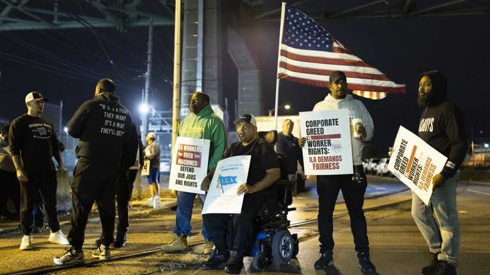 Dockworkers at ports from Maine to Texas go on strike