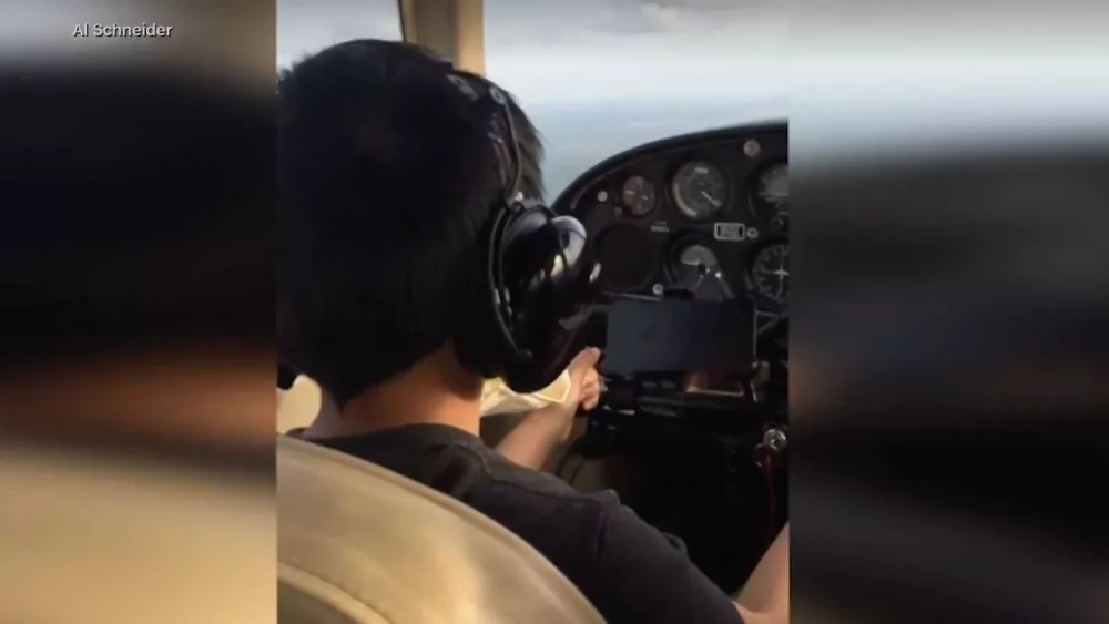 'I was just amazed': Watch an 8-year-old pilot reach new heights