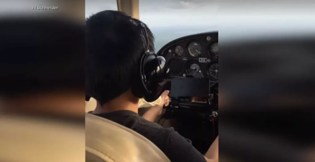 'I was just amazed': Watch an 8-year-old pilot reach new heights