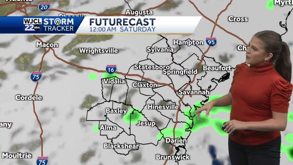 A few showers as we head through the weekend and cool weather next week