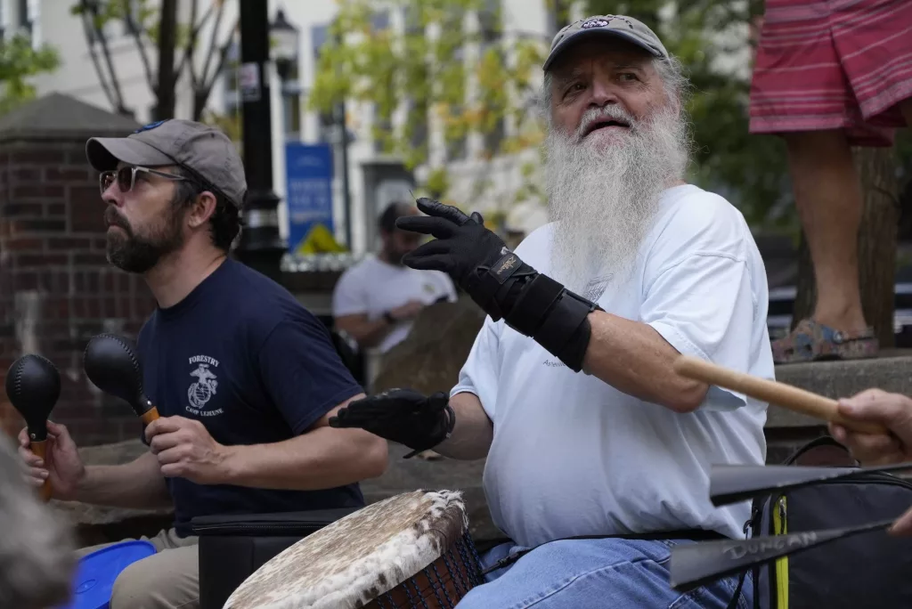 Well-known Asheville music tradition returns in a sign of hopefulness after Helene