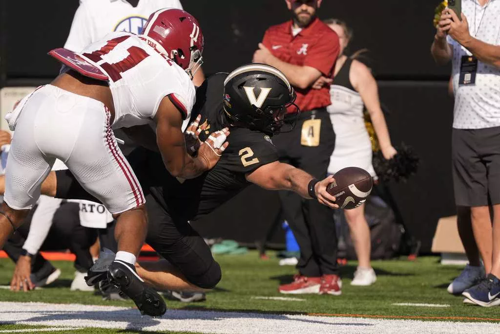 Vanderbilt knocks off No. 1 Alabama