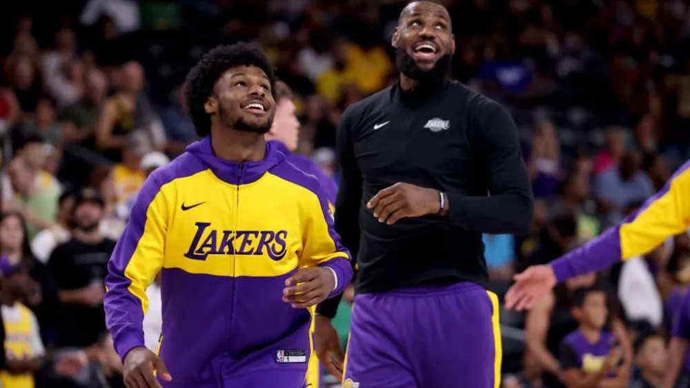 LeBron and Bronny James become first father-son duo to play together on an NBA team