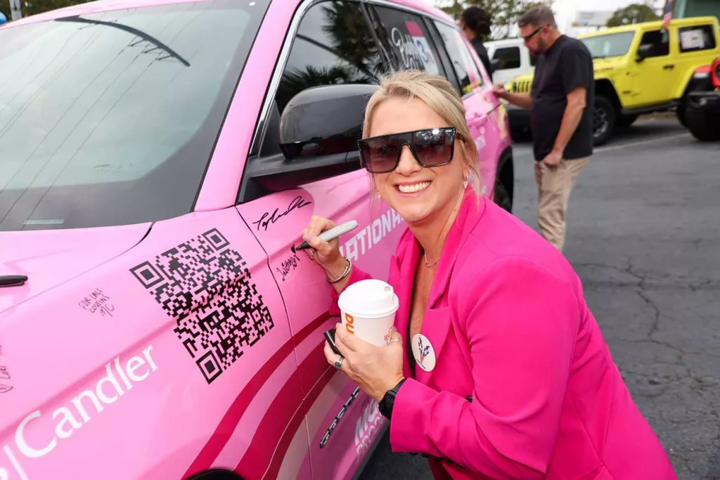 Southern Motors rolls out new Pink Jeep for Breast Cancer Month