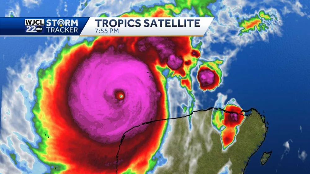 Hurricane Milton remains a major hurricane...the latest forecast track