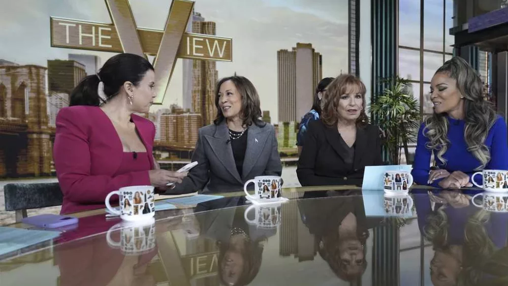Harris gets personal in media blitz, balks at breaking with Biden on policy