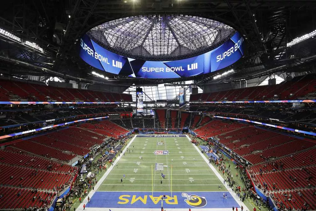 The Super Bowl will return to Atlanta's Mercedes-Benz Stadium in 2028