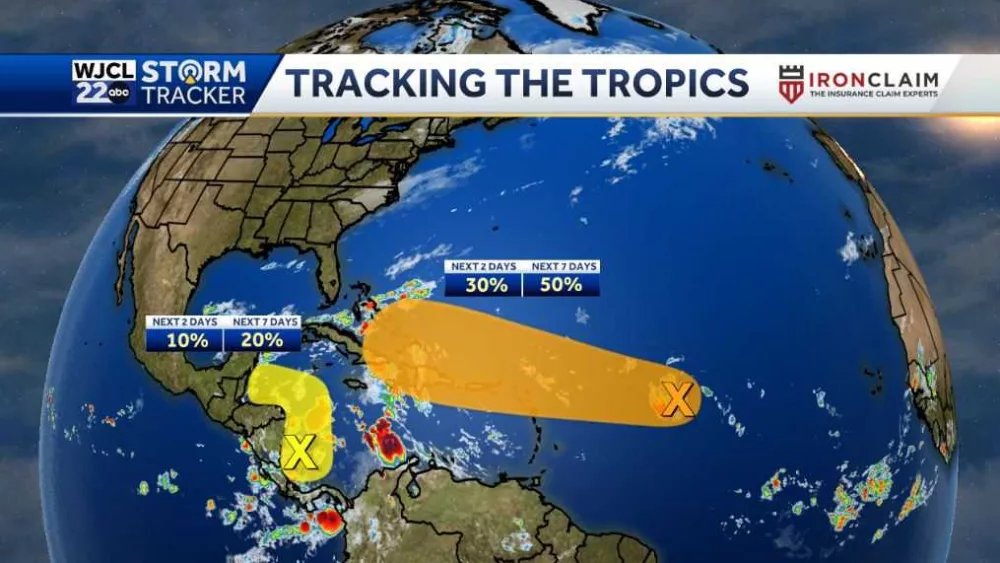 Tropical development in the Atlantic and Caribbean this week