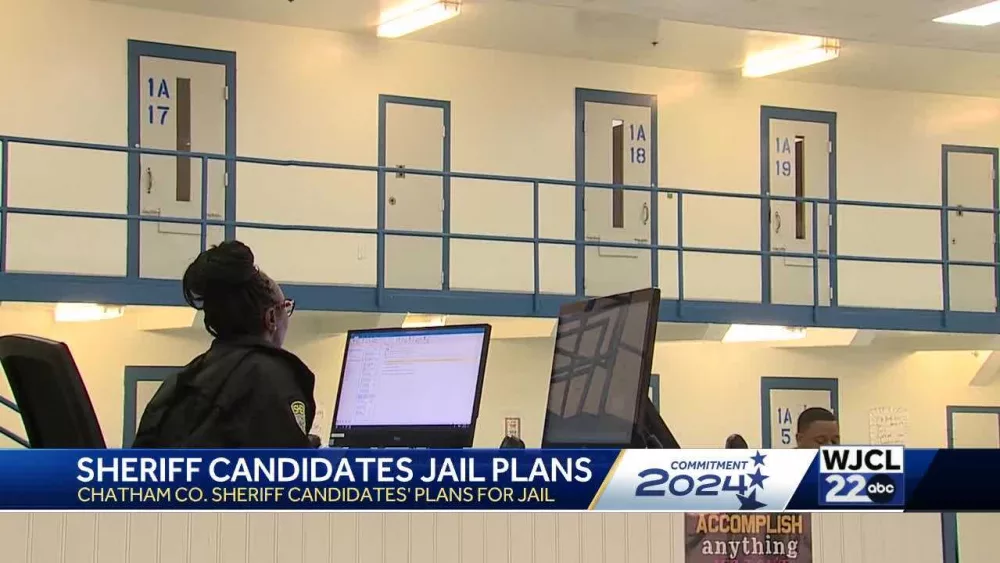 WJCL 22 inside Chatham Co Jail: highlights key issues in sheriff race