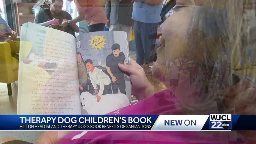 Story of Hilton Head therapy dog now being told through new children's book