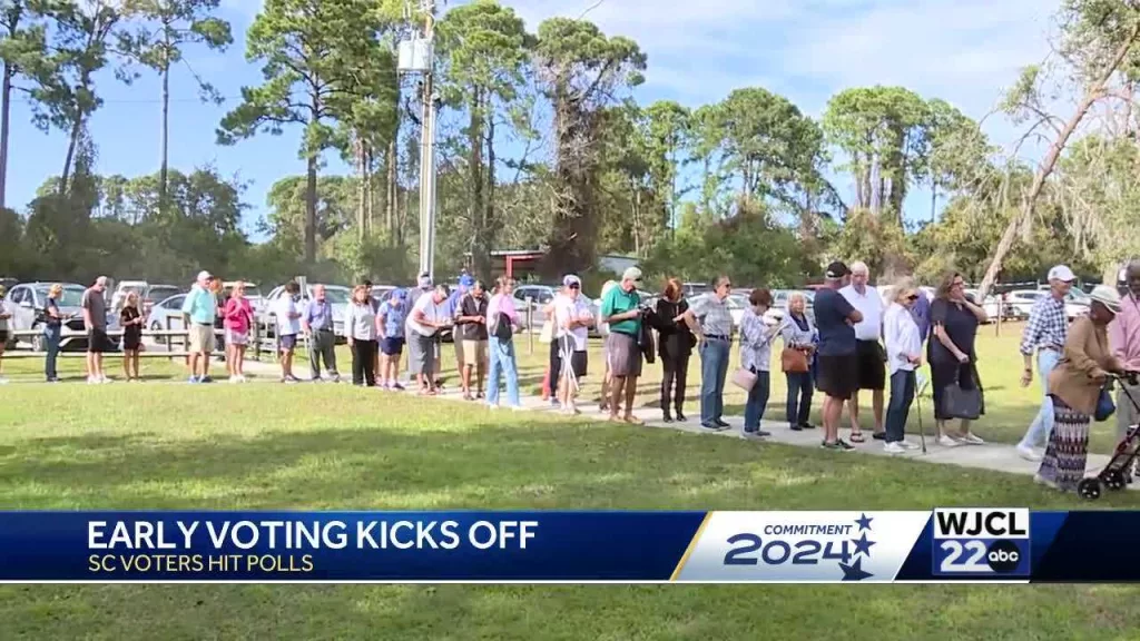 High voter turnout in Bluffton as early voting kicks off in South Carolina for 2024 election