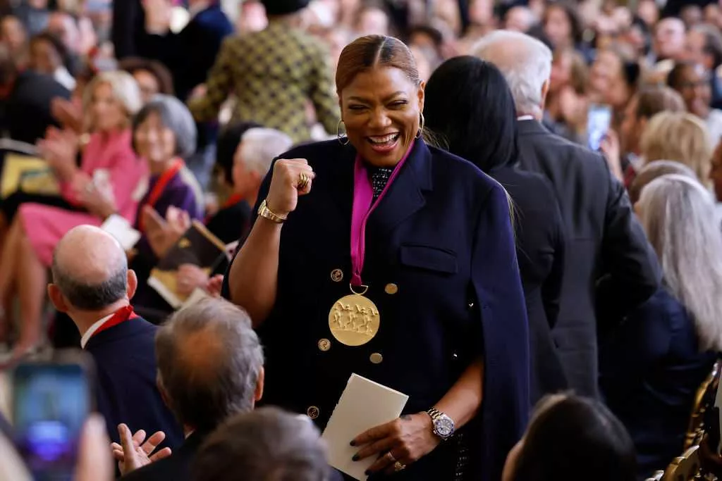 Spielberg, Spike Lee and Queen Latifah among standouts in US arts and humanities honored by Biden