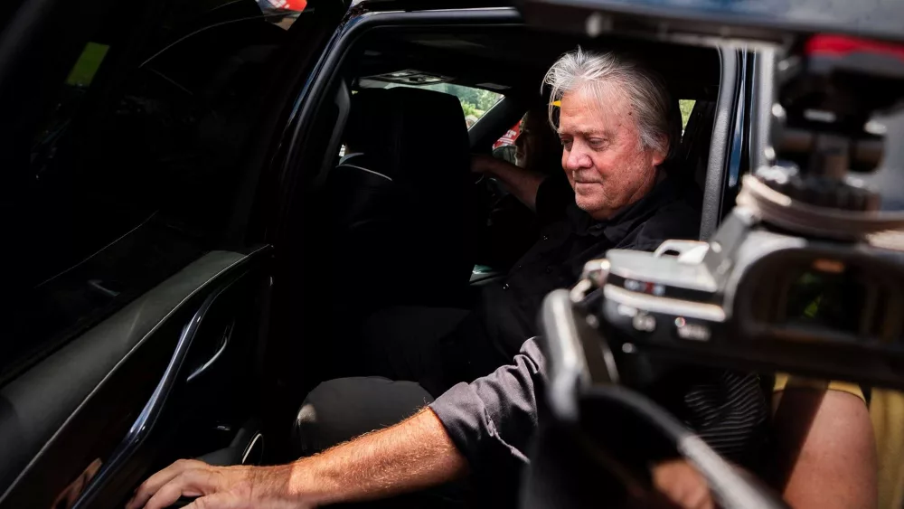 Steve Bannon to be released from prison next week, Bureau of Prisons says